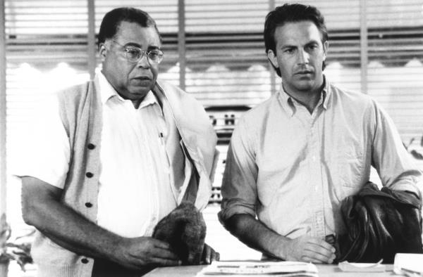 James Earl Jones, Kevin Costner.