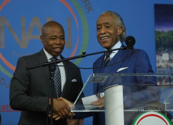 Adams should only be judged by the outcome of a potential trial, argued Sharpton during a Friday morning MSNBC appearance.